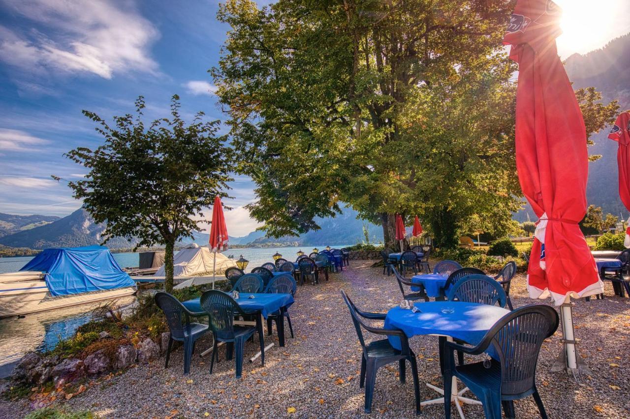 Strandhuesli Directly On Lake Thun Darligen ภายนอก รูปภาพ
