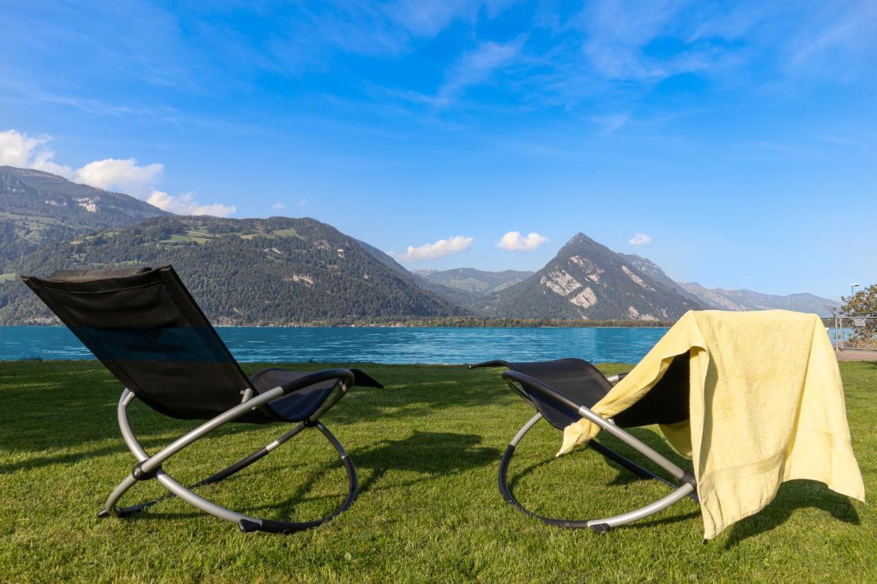 Strandhuesli Directly On Lake Thun Darligen ภายนอก รูปภาพ